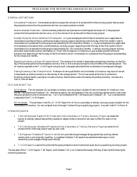 Instructions for Enhanced Oil Recovery - North Dakota, Page 2