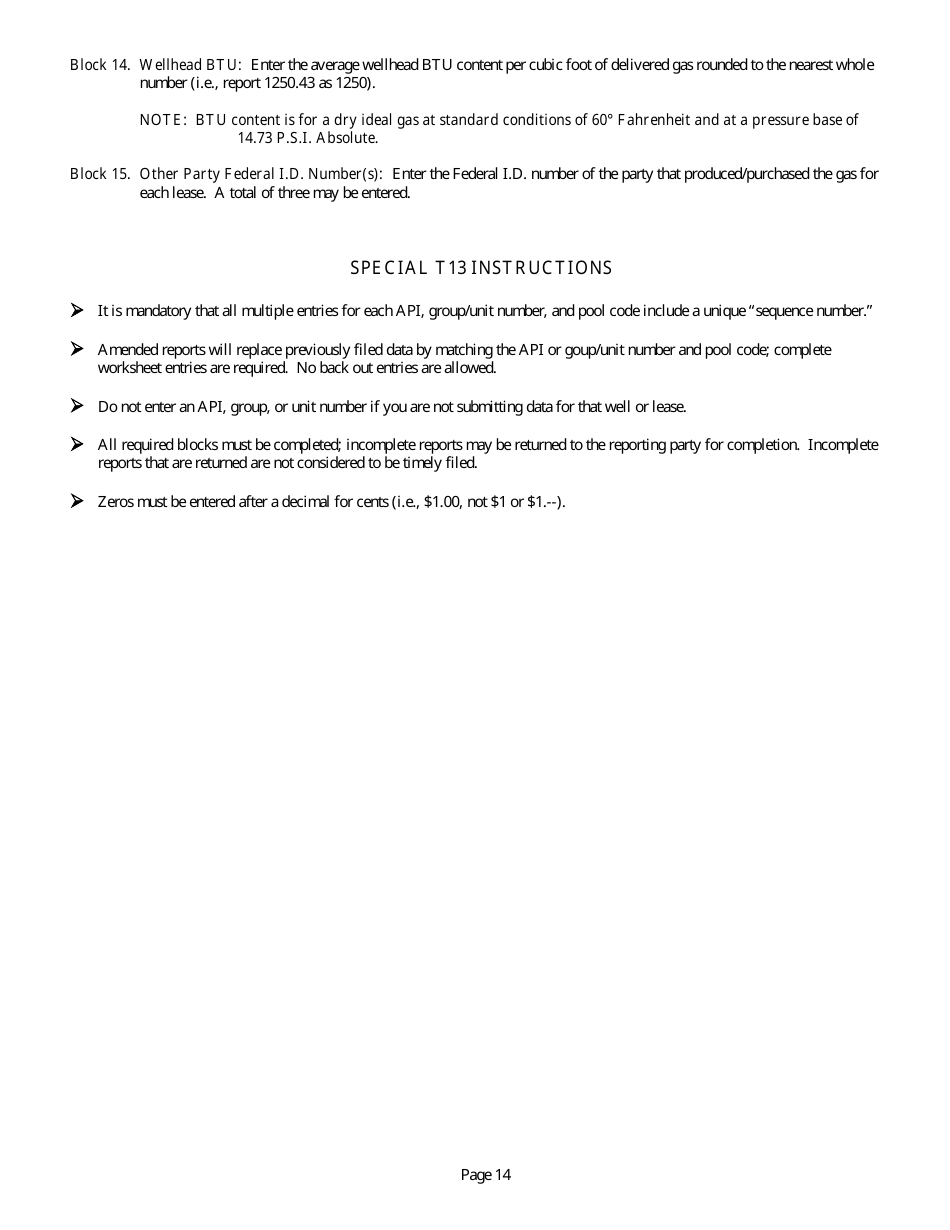 Instructions for Oil and Gas Taxes - North Dakota, Page 16