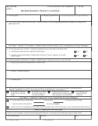 NRC Form 559A NRC/Interagency Project Closeout