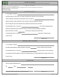 NGB Form 337 &quot;Oaths of Office&quot;