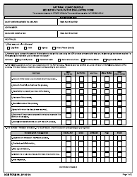 NGB Form 96 &quot;National Guard Bureau Mediator / Facilitator Evaluation Form&quot;