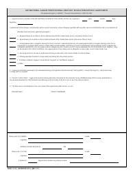 Document preview: NGB Form 1212 Air National Guard Professional Military Education Service Agreement