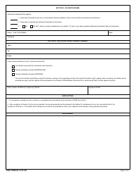 NGB Form 602 Army National Guard Bar to Reenlistment, Immediate Reenlistment or Extension (Certificate), Page 2