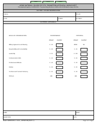Document preview: NGB Form 4101-1-R-E Army National Guard Spc/Cpl Promotion Appraisal Worksheet