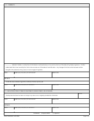 NGB Form 3621 ANG Eligibility Checklist for Enlistment, Reenlistment, or Extension, Page 2
