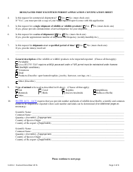 FWS Form 3-200-2 License/Permit Application Form - Designated Port Exception Permit, Page 3