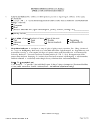 FWS Form 3-200-3A Federal Fish and Wildlife Permit Application Form: Import/Export License - U.S. Entities, Page 10
