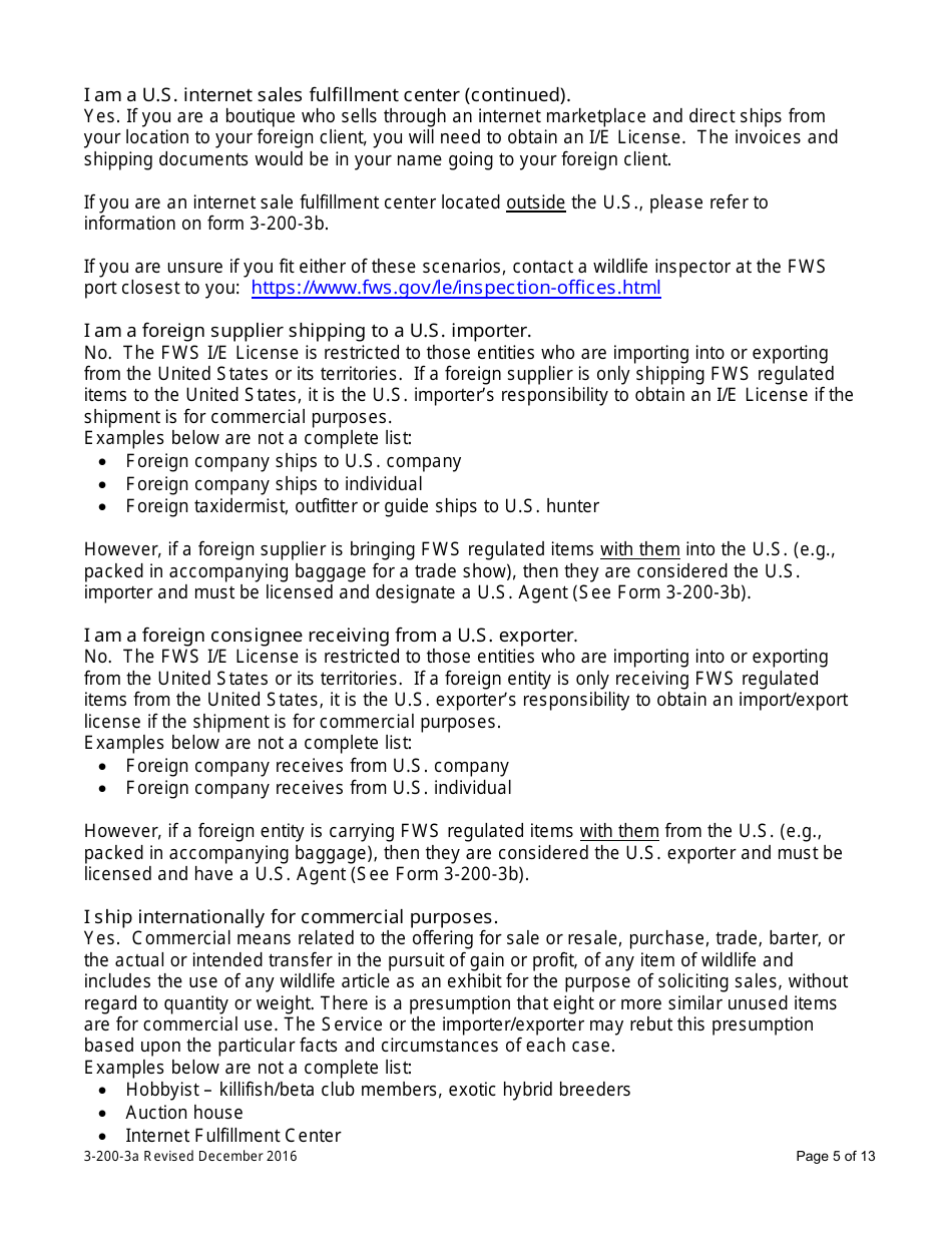 FWS Form 3-200-3A - Fill Out, Sign Online and Download Fillable PDF ...