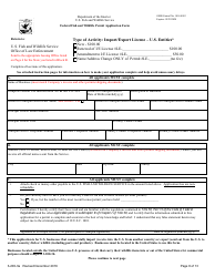 FWS Form 3-200-3A Federal Fish and Wildlife Permit Application Form: Import/Export License - U.S. Entities, Page 8