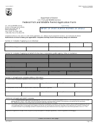 Document preview: FWS Form 3-200-21 Federal Fish and Wildlife Permit Application Form - Import of Sport-Hunted Trophies of Argali