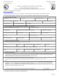 Document preview: FWS Form 3-200-56 Federal Fish and Wildlife Permit Application Form - Native Endangered and Threatened Species - Incidental Take Permits Associated With a Habitat Conservation Plan (Hcp)