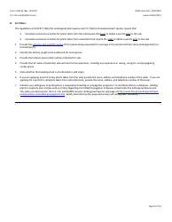FWS Form 3-200-55 Federal Fish and Wildlife Permit Application Form - Native Endangered and Threatened Species - Scientific Purposes, Enhancement of Propagation or Survival Permits (I.e., Recovery Permits) and Interstate Commerce Permits, Page 10