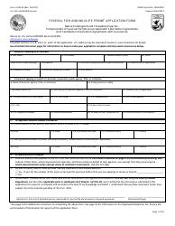 Document preview: FWS Form 3-200-54 Federal Fish and Wildlife Permit Application Form - Native Endangered & Threatened Species - Enhancement of Survival Permits Associated With Safe Harbor Agreement & Candidate Conservation Agreement With Assurances