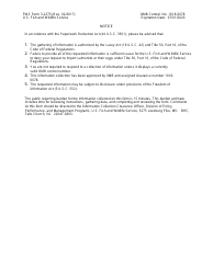 FWS Form 3-2275 Title 50 Importation Request Form, Page 2