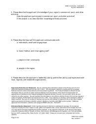 FWS Form 3-2323 Regional Advisory Council Reference &amp; Key Contact Interview, Page 2