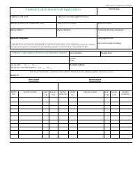 FWS Form 3-2328 Federal Subsistence Fish Application