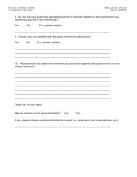 FWS Form 3-2349 Alaska Guide Service Evaluation, Page 2