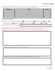 FWS Form 3-1383- Special Use Permit Application - Commercial Activities, Page 2