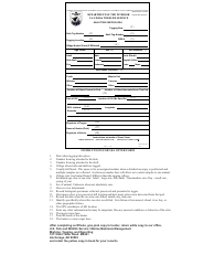 FWS Form 3-2416 Sea Otter Certificate, Page 2