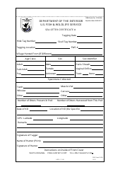 FWS Form 3-2416 Sea Otter Certificate, Page 3