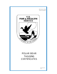 Document preview: FWS Form 3-2414 Polar Bear Certificate