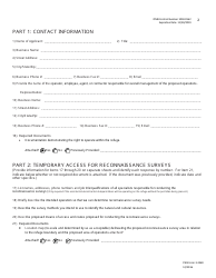 FWS Form 3-2469 Special Use Permit Application - Oil and Gas Operations, Page 2