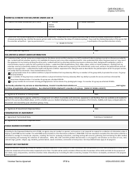 Form OF301A Volunteer Service Agreement&quot;natural &amp; Cultural Resources, Page 2