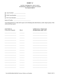 Form BOEM-0004 Outer Continental Shelf (Ocs) Renewable Energy Lease or Grant Relinquishment Application, Page 2