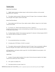 Instructions for Form BOEM-0138 Gulf of Mexico Air Emissions Calculations for Ep&#039;s, Page 2