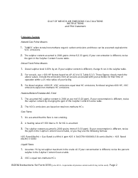 Instructions for Form 0139 Gulf of Mexico Air Emissions Calculations, Page 2