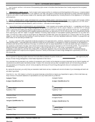 Form BOEM-0151 Assignment of Operating Rights Interest in Federal Ocs Oil and Gas Lease, Page 2