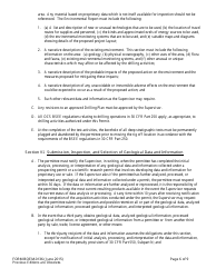 Form BOEM-0136 Permit for Geological Prospecting for Mineral Resources or Scientific Research on the Outer Continental Shelf Related to Minerals Other Than Oil, Gas, and Sulphur, Page 6