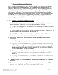 Form BOEM-0136 Permit for Geological Prospecting for Mineral Resources or Scientific Research on the Outer Continental Shelf Related to Minerals Other Than Oil, Gas, and Sulphur, Page 9