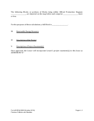 Form BOEM-0008 Commercial Lease of Submerged Lands for Renewable Energy Development on the Outer Continental Shelf, Page 9