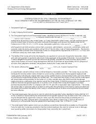 Document preview: Form BOEM-1020 Surety Bond