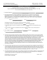 Document preview: Form BOEM-1019 Insurance Certificate