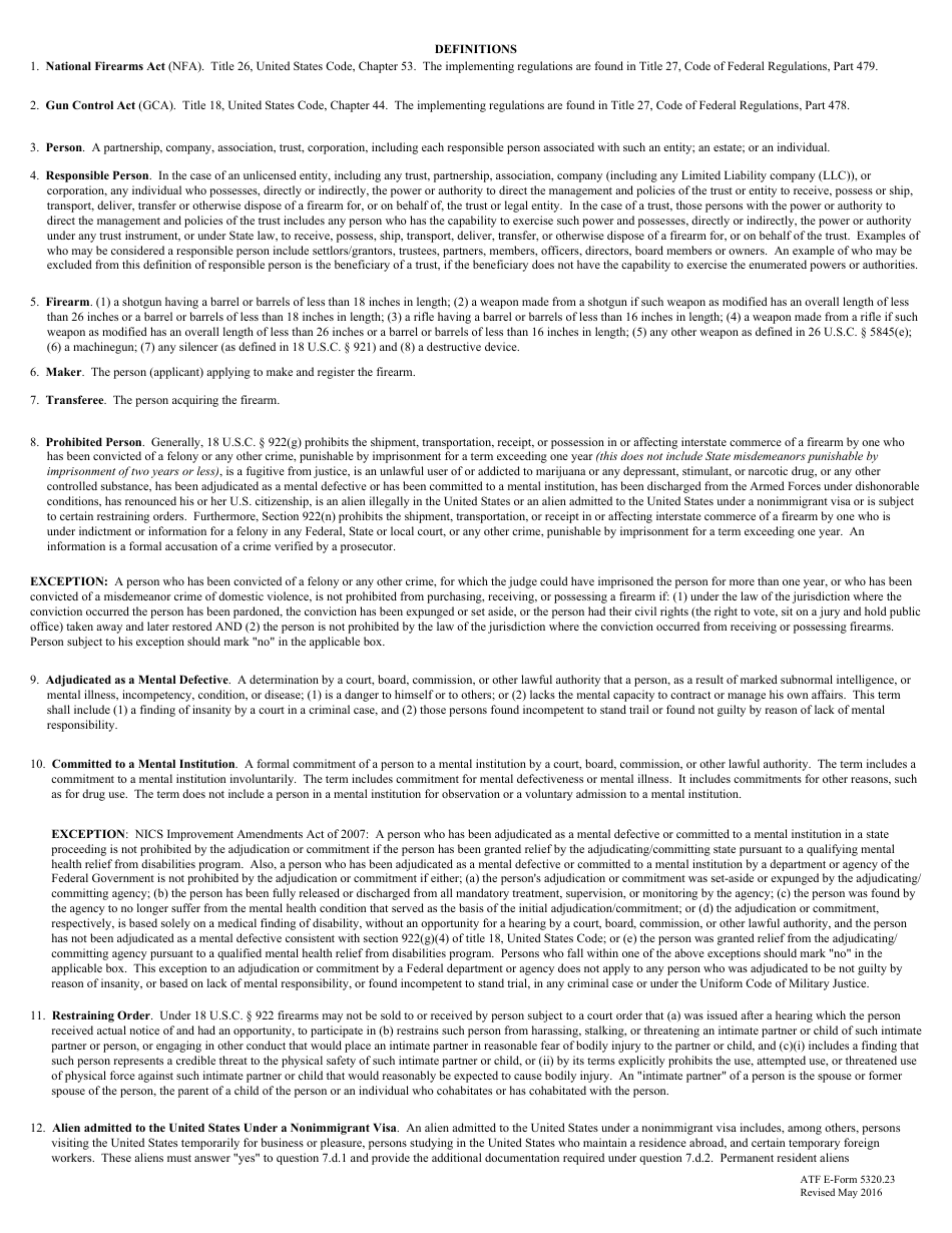Atf form 5320 23 fill out sign online and download fillable pdf