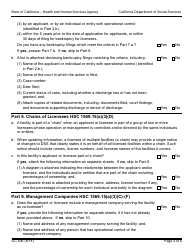 Form LIC606 Residential Care Facility for the Elderly Disclosure Worksheet - California, Page 4
