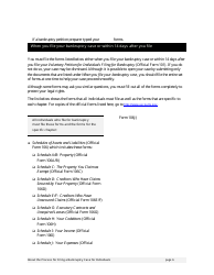 Instructions for Bankruptcy Forms for Individuals, Page 8