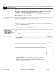 Official Form 105 Involuntary Petition Against an Individual, Page 3