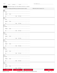 Official Form 106G Schedule G Executory Contracts and Unexpired Leases, Page 2