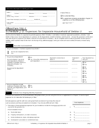 Document preview: Official Form 106J-2 Schedule J-2 Expenses for Separate Household of Debtor 2