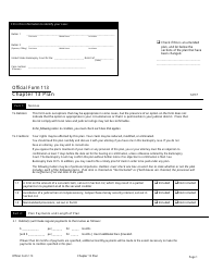 Official Form 113 Chapter 13 Plan