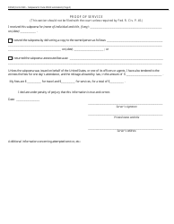 Form B2540 Subpoena for Rule 2004 Examination, Page 2