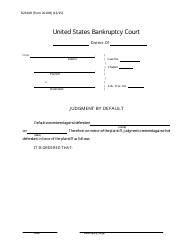 Document preview: Form B2610B Judgment by Default - Judge