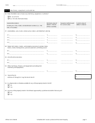 Official Form 206A/B Schedule A/B &quot;Assets - Real and Personal Property&quot;, Page 5