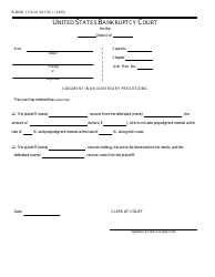 Document preview: Form B2610C Judgment in an Adversary Proceeding