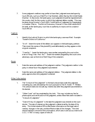 Instructions for Form B2640 Writ of Execution to the United States Marshal, Page 2