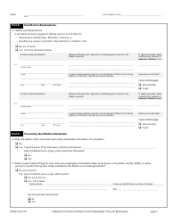 Official Form 207 Statement of Financial Affairs for Non-individuals Filing for Bankruptcy, Page 7