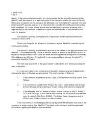 Instructions for Form B2500C Summons and Notice of Trial in an Adversary Proceeding, Page 6